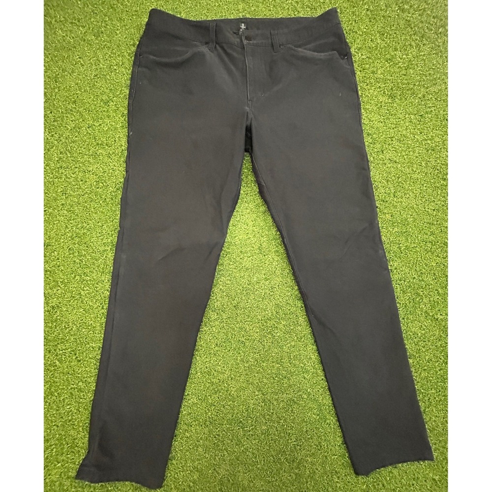 Lululemon ABC Slim Fit Pants Men 36 Black Five Pocket Casual Performance Trouser